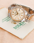 Rolex Rose Gold and Steel Vintage Datejust Ref. 1601 with Original Paper