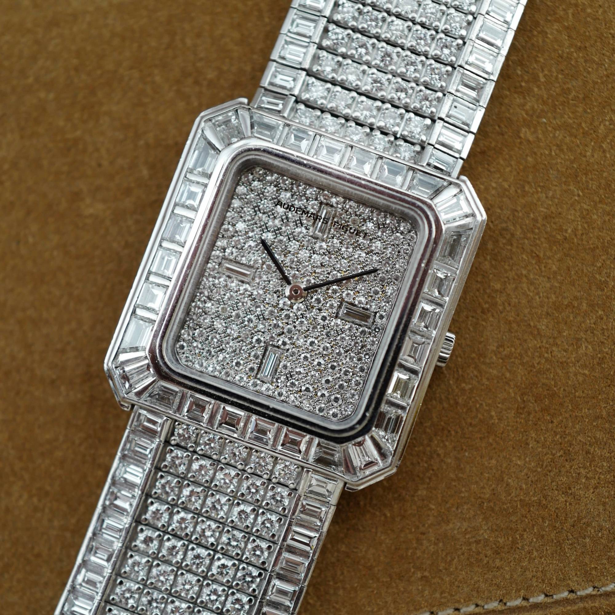 Audemars Piguet White Gold Diamond Bracelet Watch Ref. 14612