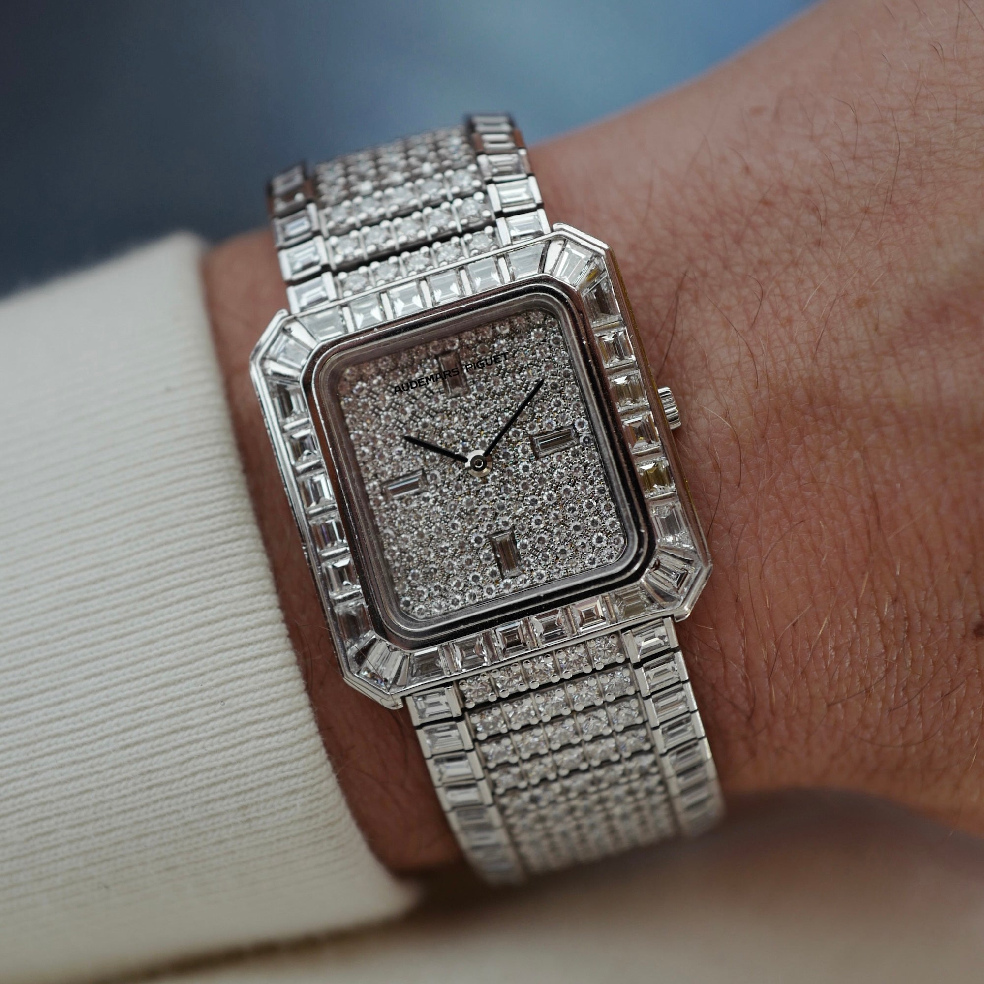 Audemars Piguet White Gold Diamond Bracelet Watch Ref. 14612