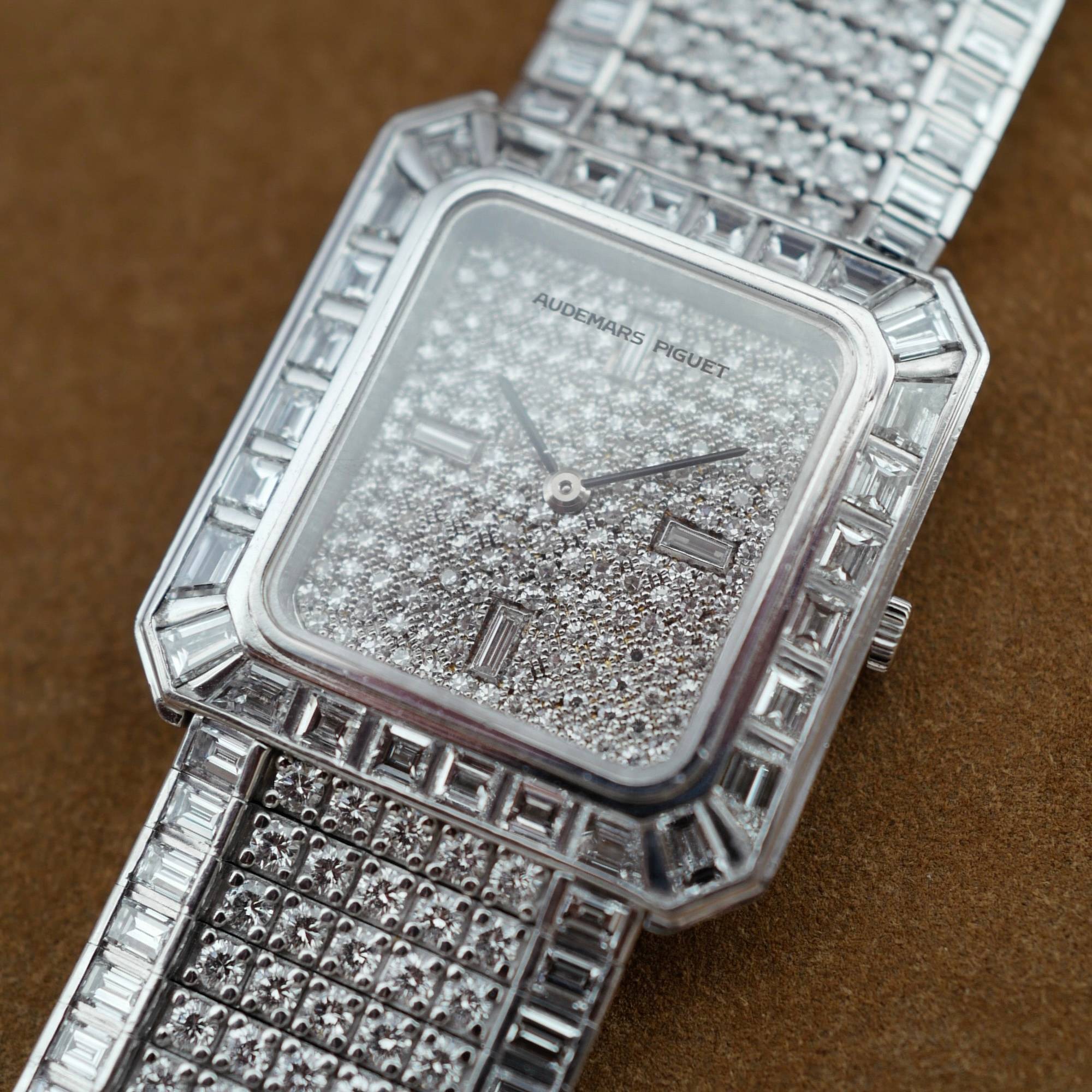 Audemars Piguet White Gold Diamond Bracelet Watch Ref. 14612