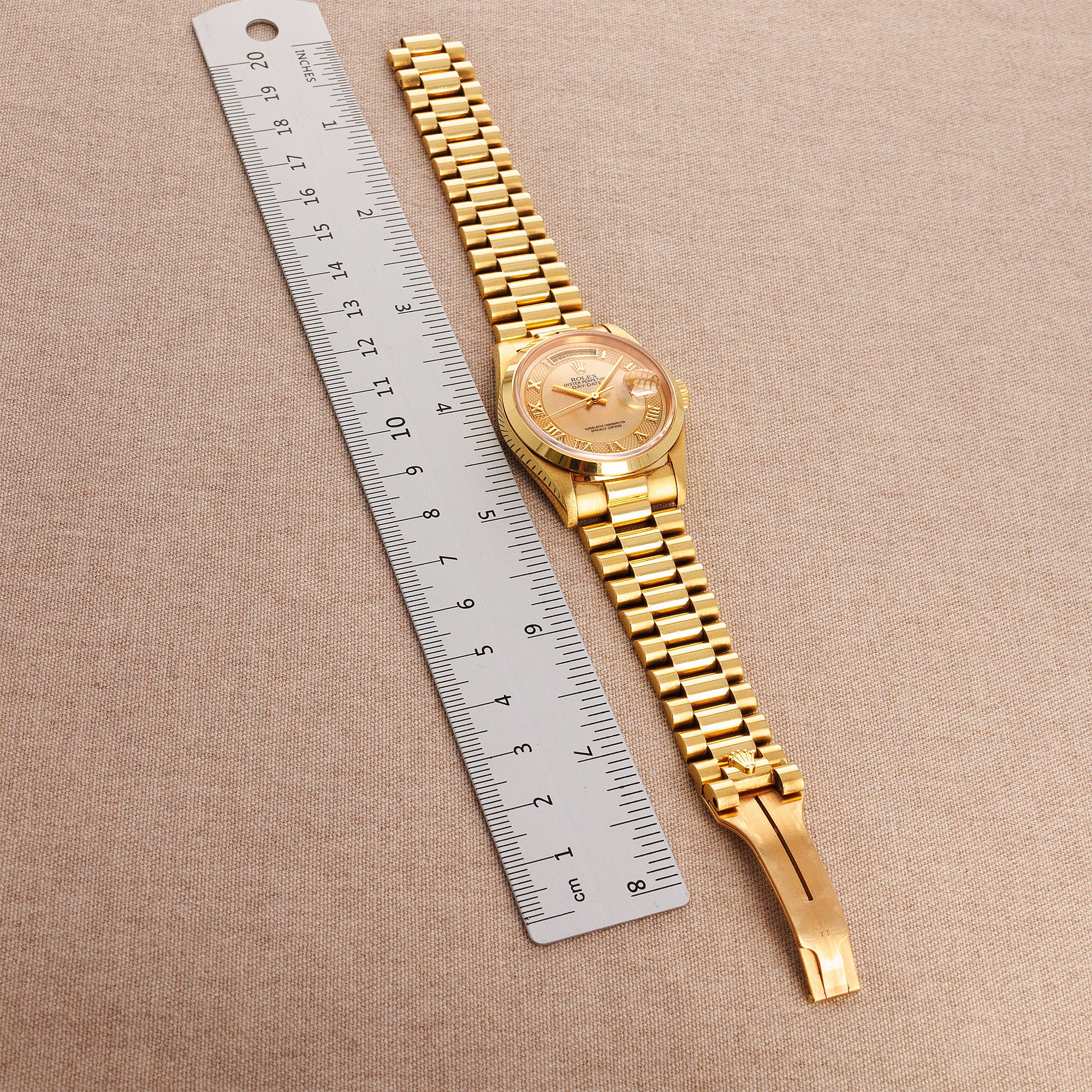 Rolex Yellow Gold Day-Date Ref. 18208 with Mother of Pearl