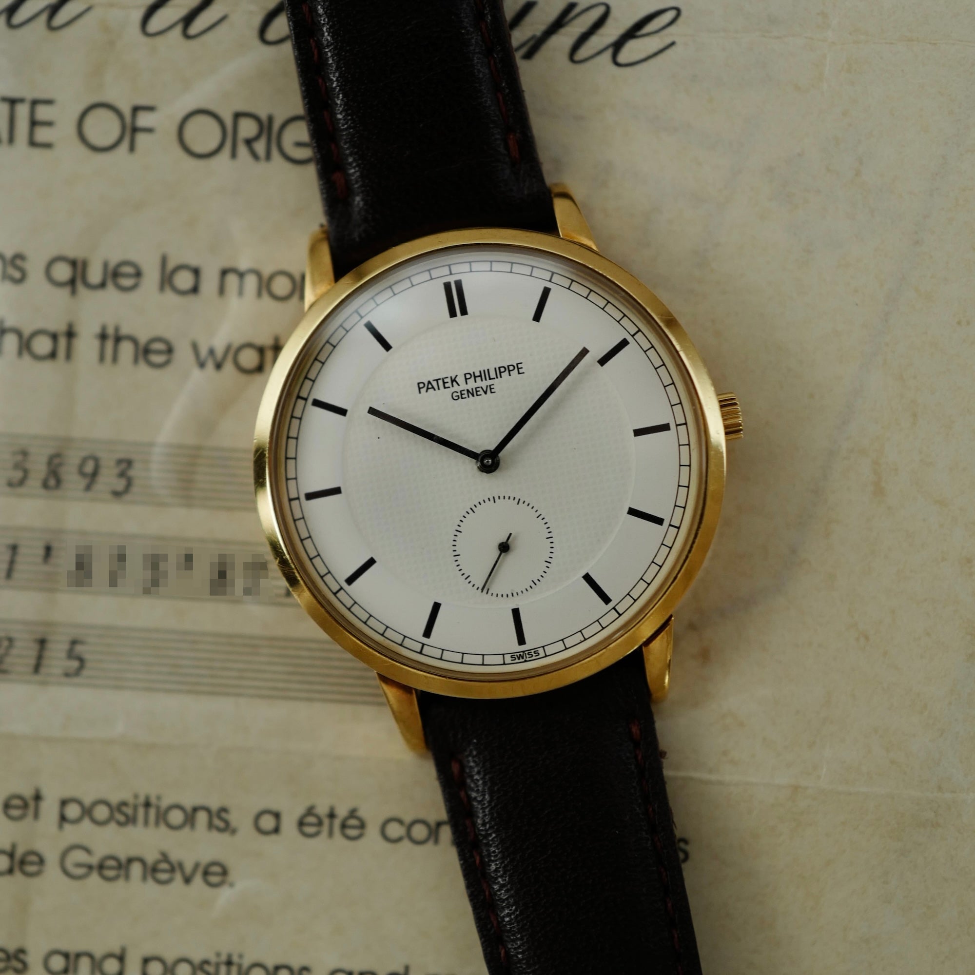 Patek Philippe - Patek Philippe Yellow Gold Calatrava Ref. 3893 (New Arrival) - The Keystone Watches