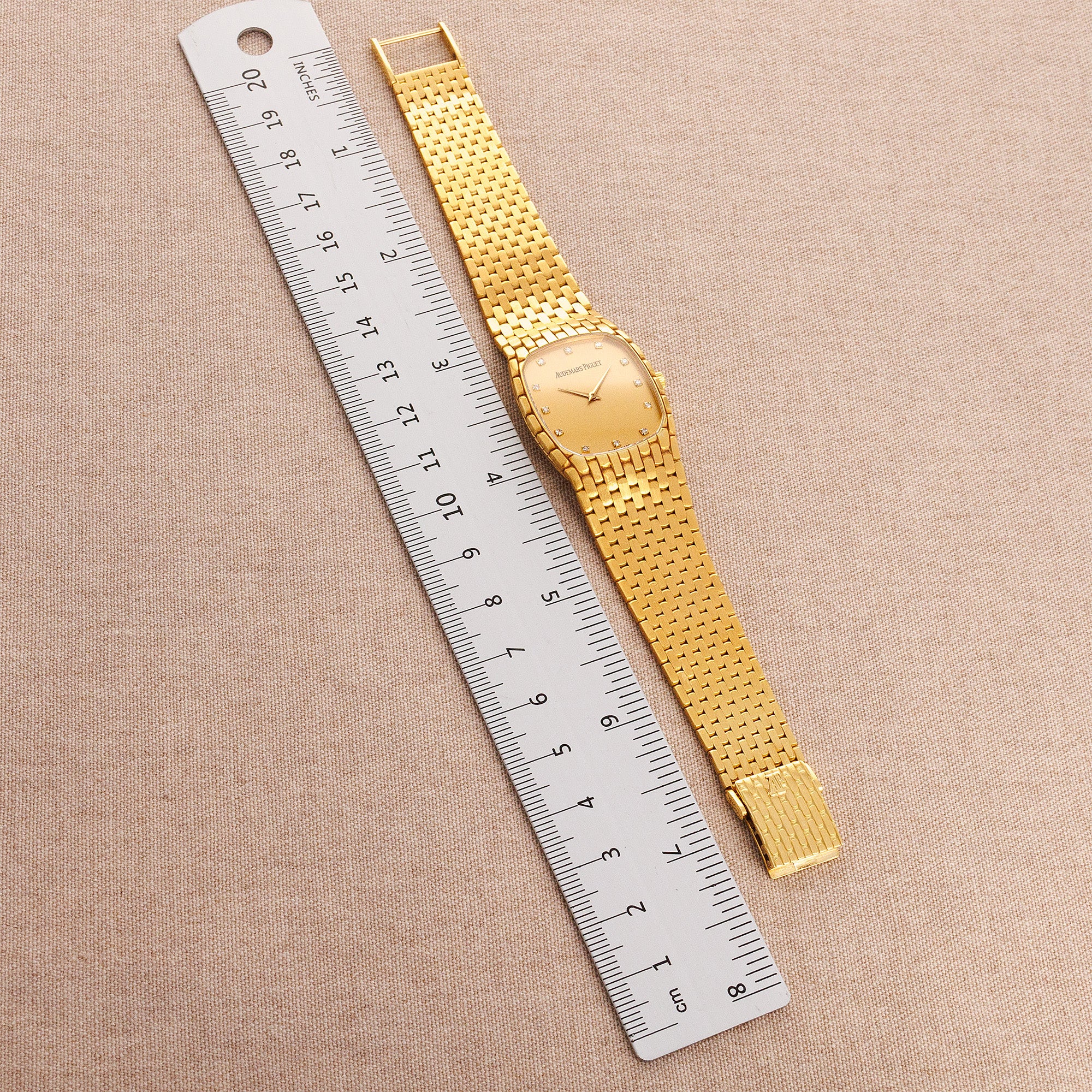 Audemars Piguet Yellow Gold Bracelet Watch