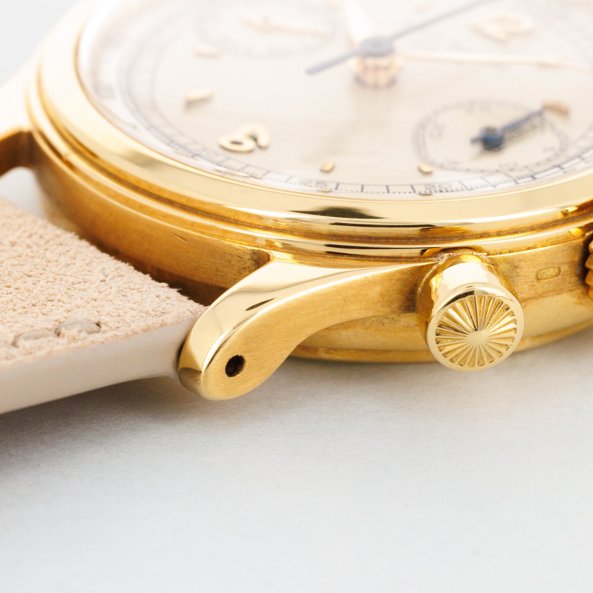 Patek Philippe Yellow Gold Chronograph Two-Tone Dial Watch Ref. 1463