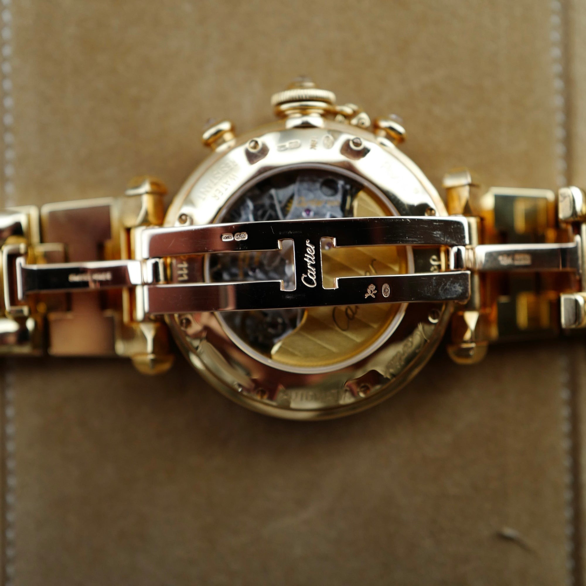 Cartier - Cartier Yellow Gold Pasha de Cartier Prongeur Ref. 2111 - The Keystone Watches