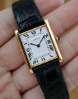 Cartier Yellow Gold Jumbo Tank Automatic Ref. 17011