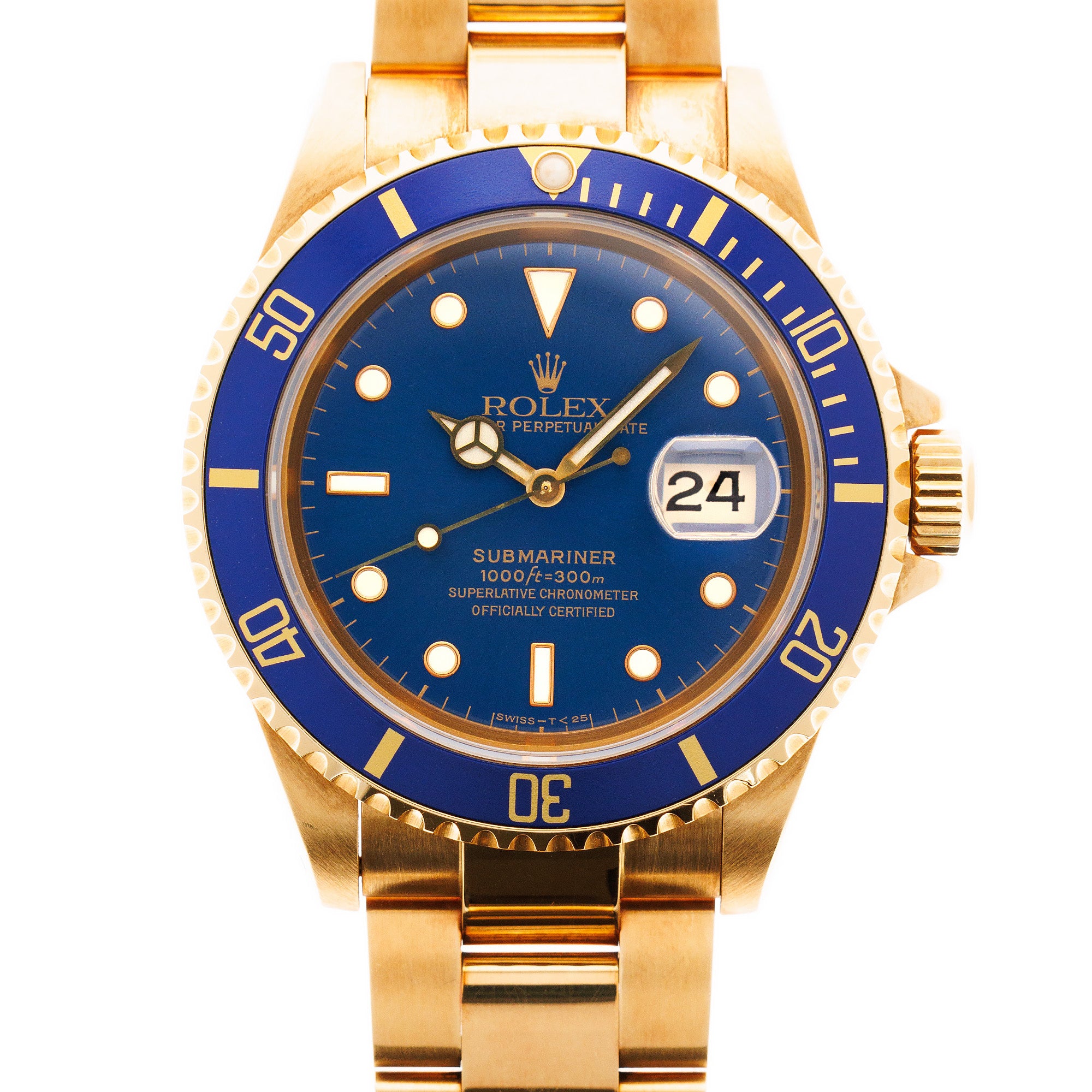 Rolex - Rolex Yellow Gold Submariner Ref. 16618 in Outstanding Condition (New Arrival) - The Keystone Watches