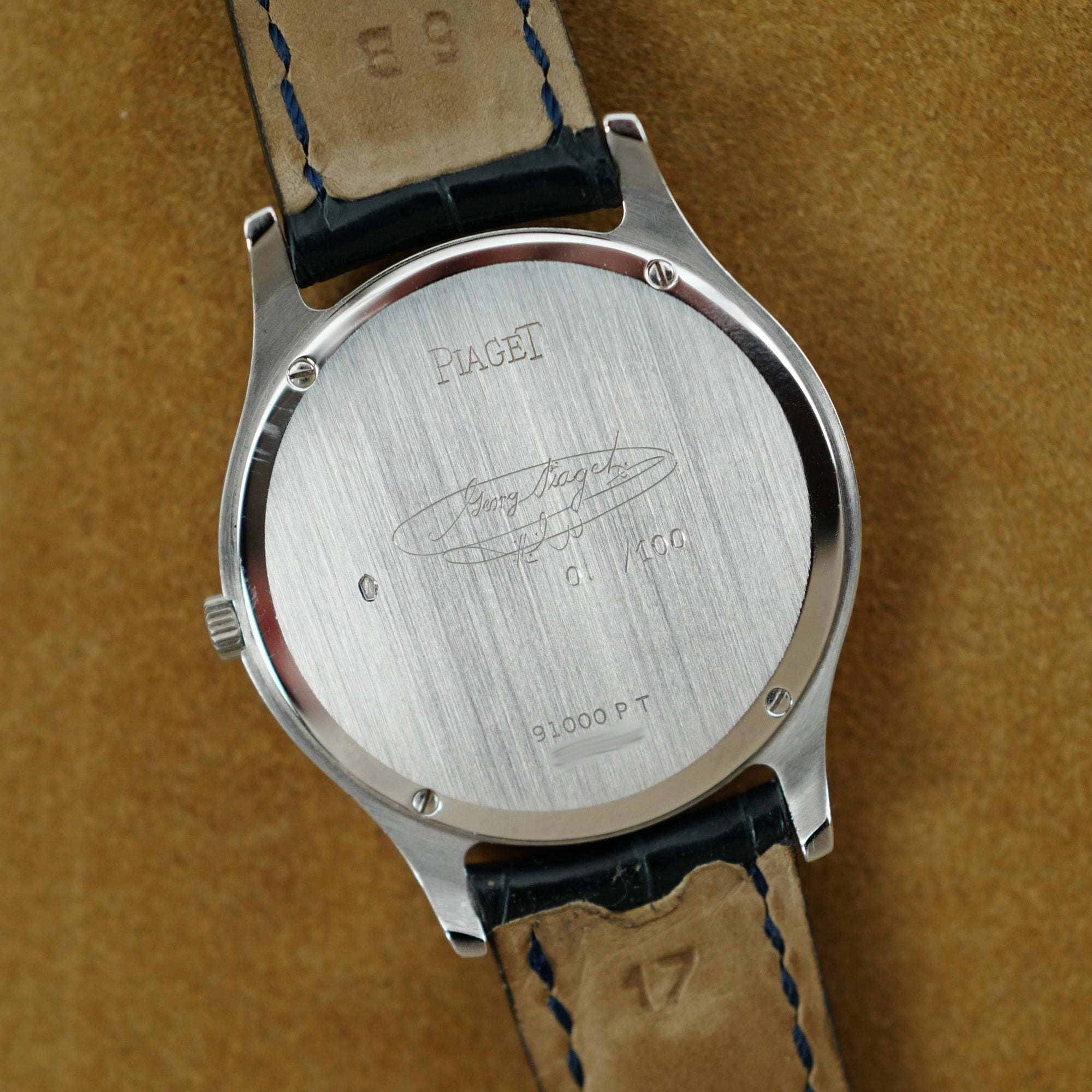 Piaget Platinum Georges Piaget Watch Ref 91000, One of 100 Made (New Arrival)