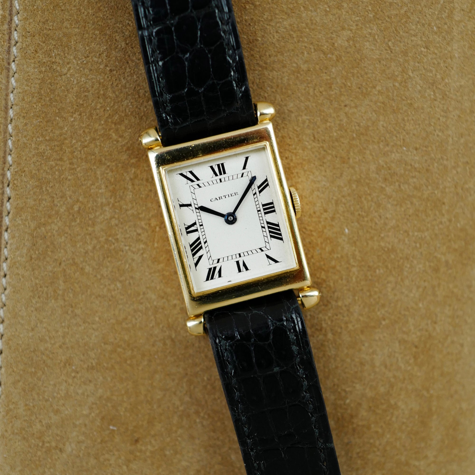 Cartier - Cartier Yellow Gold Tank Obus, European Watch & Clock, Late 1940s - The Keystone Watches