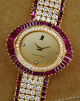 Audemars Piguet Yellow Gold Ruby & Diamond Watch