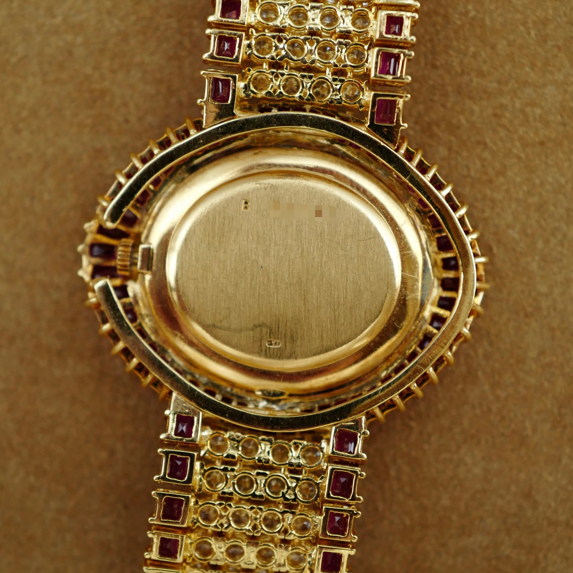 Audemars Piguet Yellow Gold Ruby &amp; Diamond Watch