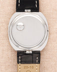 Patek Philippe Steel Backwind Ellipse Watch Ref. 3580 with Blue Dial