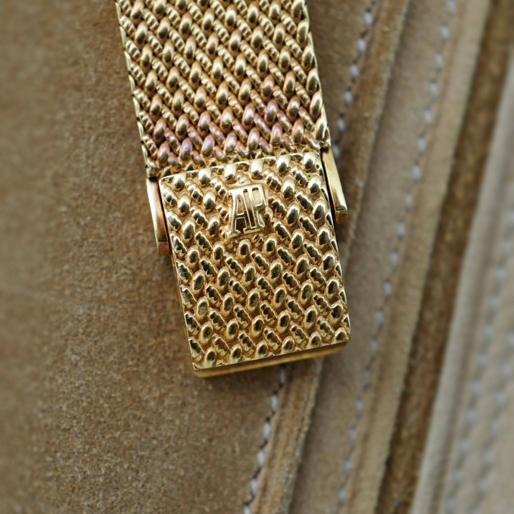 Audemars Piguet - Audemars Piguet Yellow Gold Bracelet Watch with Diamond Markers (New Arrival) - The Keystone Watches