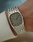 Audemars Piguet White Gold Rope and Bead Bracelet Watch Ref. 56525