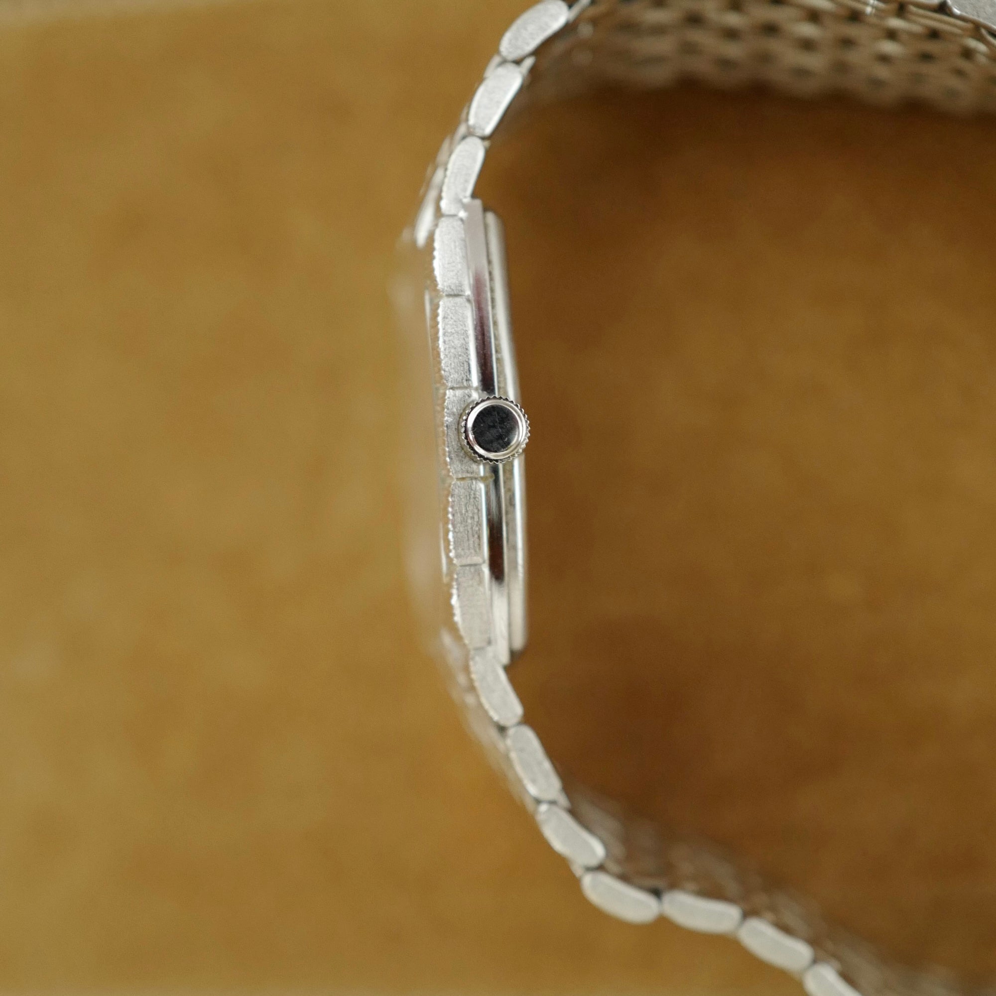 Audemars Piguet White Gold Rope and Bead Bracelet Watch Ref. 56525