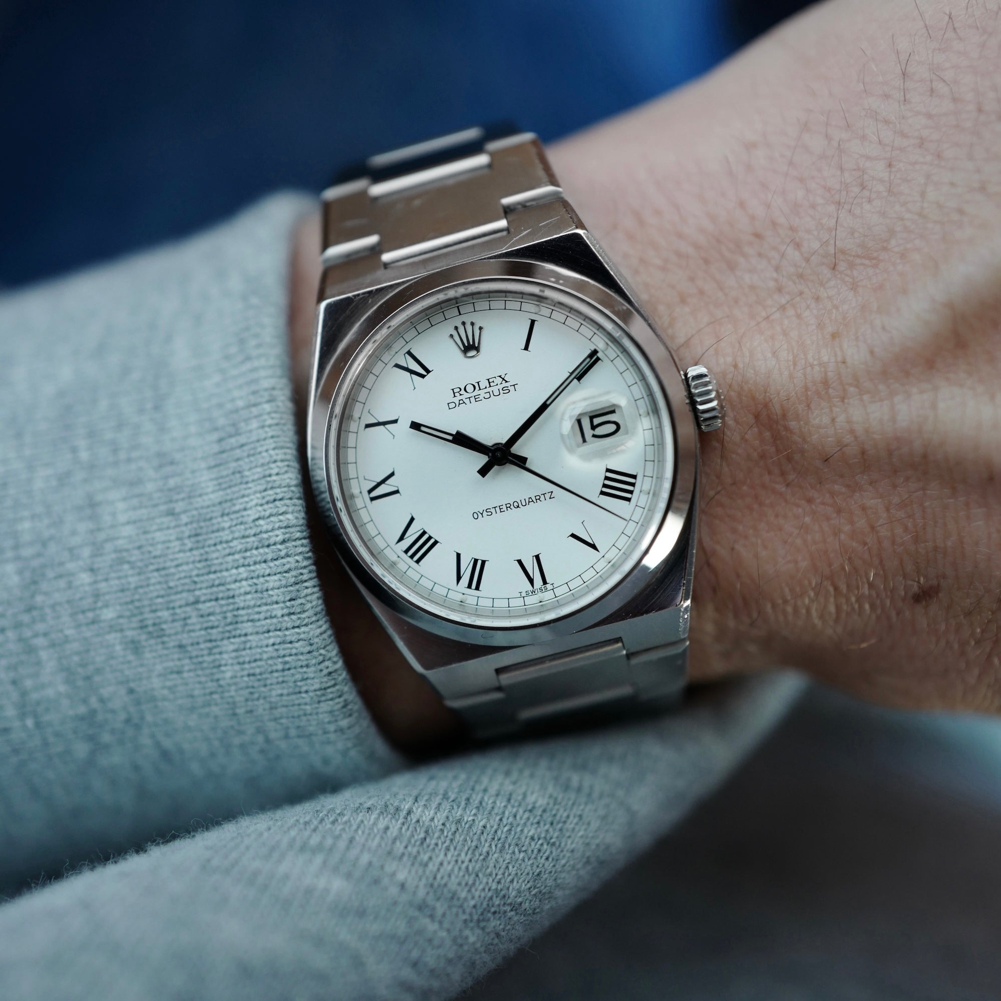 Rolex - Rolex Steel Oysterquartz Ref. 17000 with Buckley Dial and Hands - The Keystone Watches