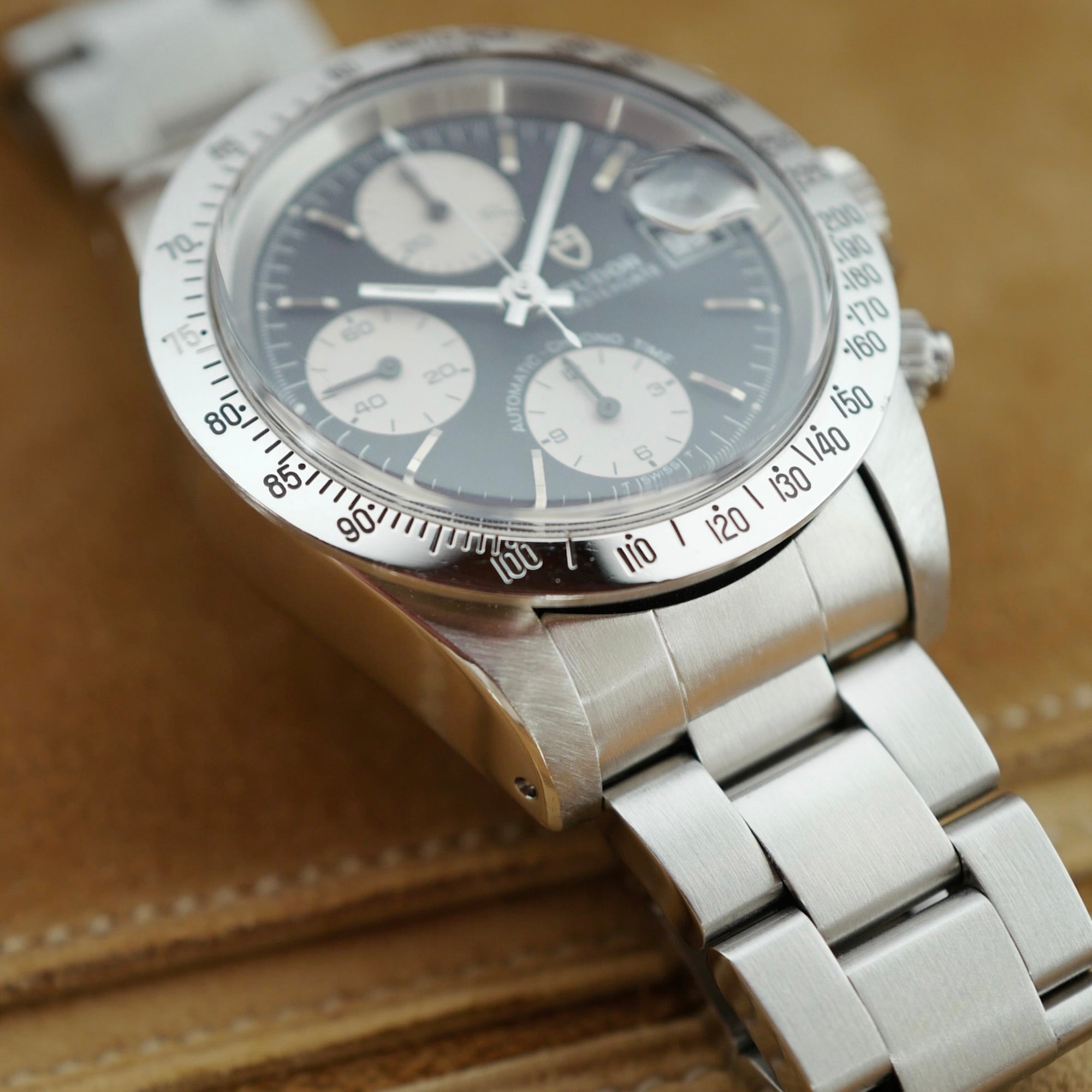 Tudor - Tudor Steel Big Block Chronograph Ref. 79180 with Original Warranty (New Arrival) - The Keystone Watches