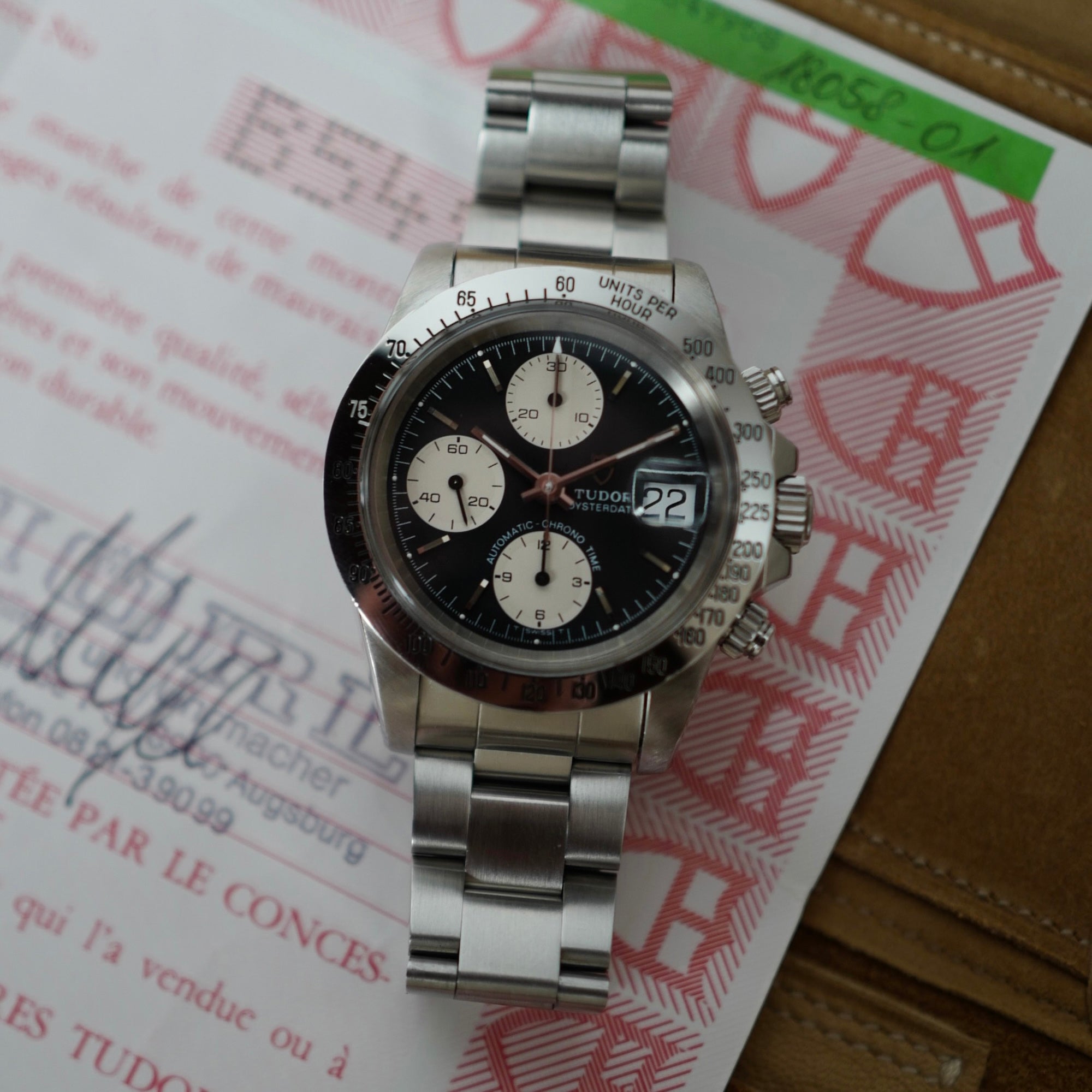 Tudor - Tudor Steel Big Block Chronograph Ref. 79180 with Original Warranty (New Arrival) - The Keystone Watches