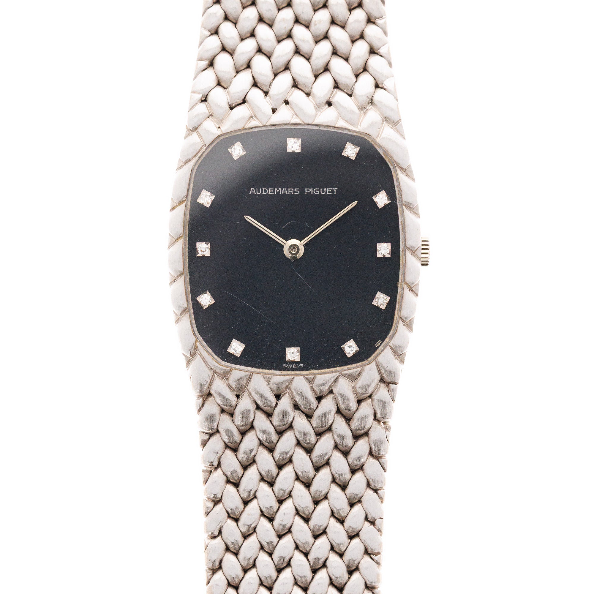 Audemars Piguet White Gold Cobra Strap Watch