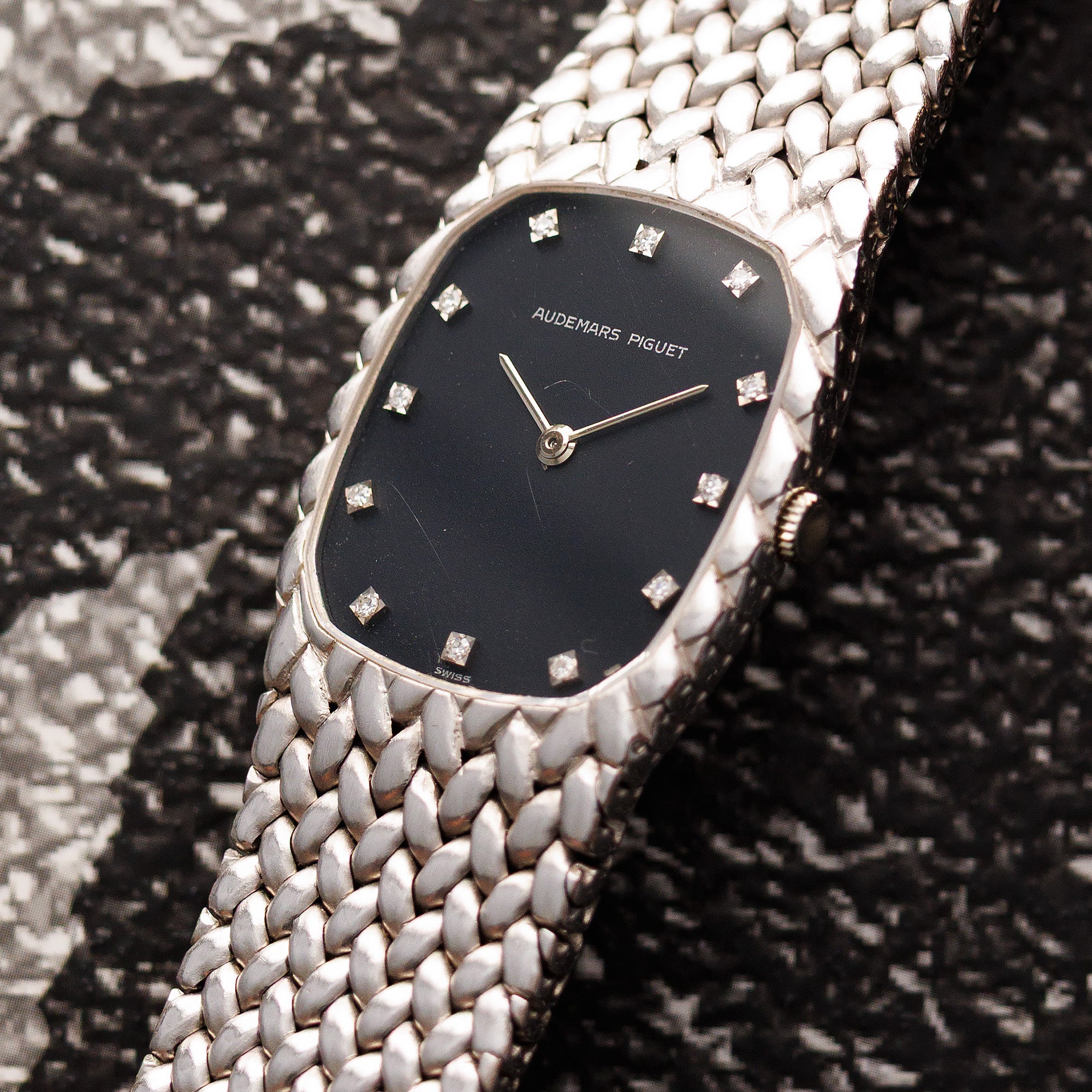 Audemars Piguet White Gold Cobra Strap Watch