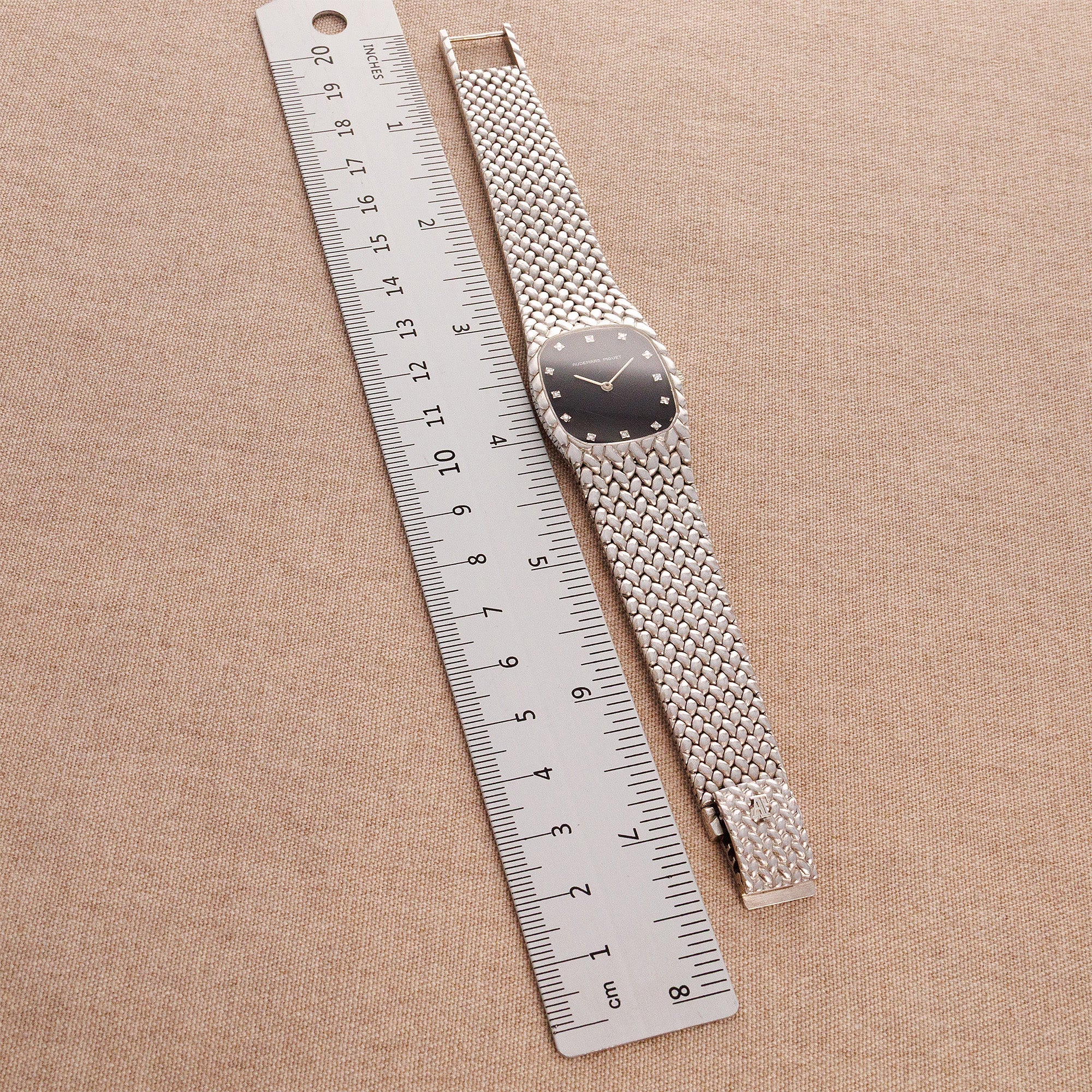 Audemars Piguet White Gold Cobra Strap Watch