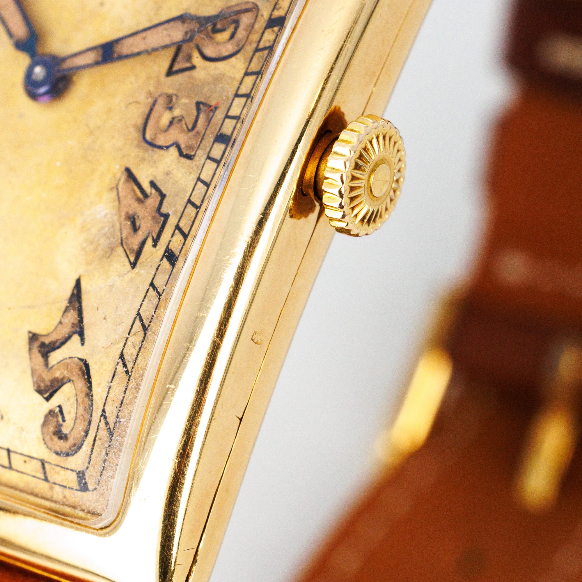 Patek Philippe Yellow Gold Art Deco Gondolo Watch, Circa 1913
