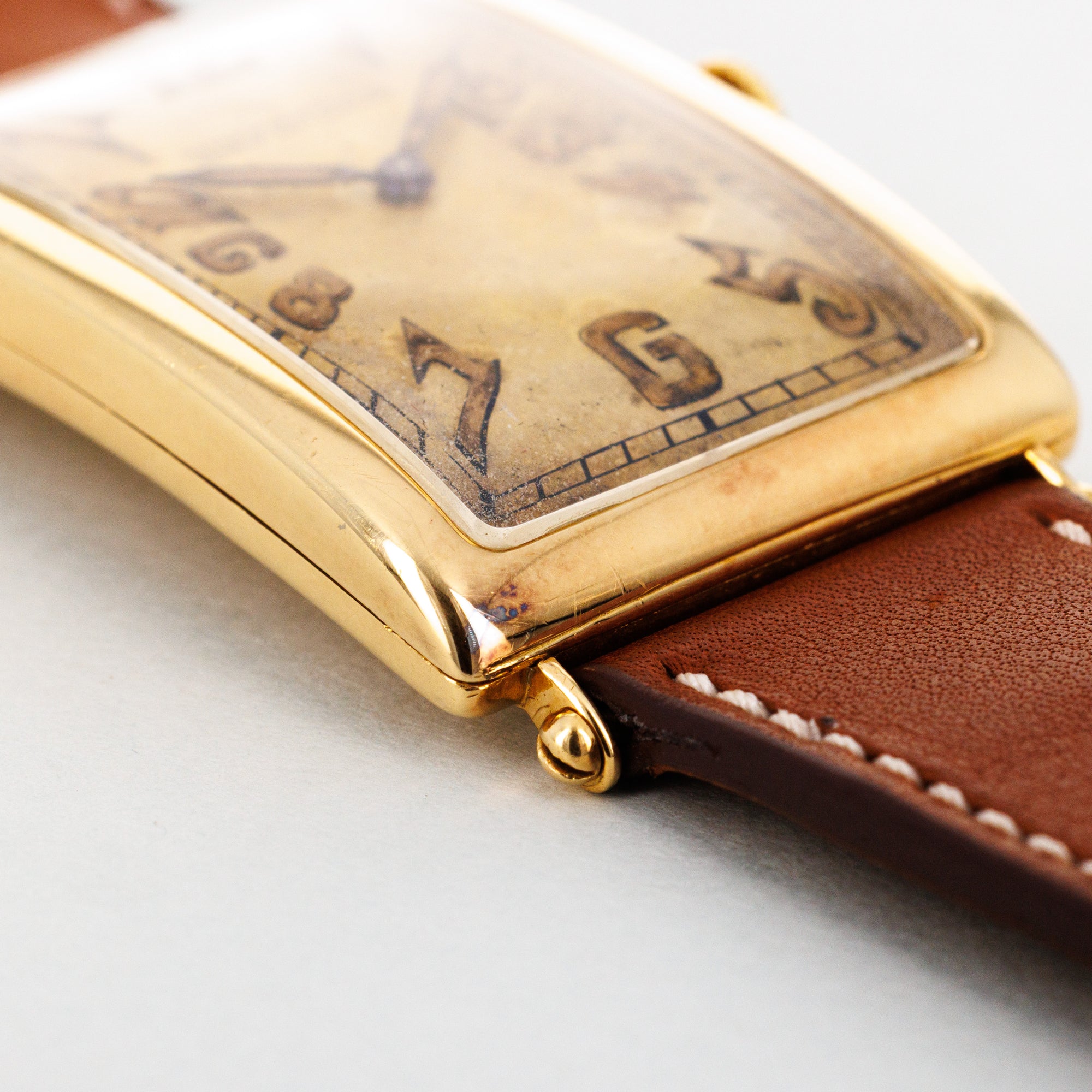 Patek Philippe Yellow Gold Art Deco Gondolo Watch, Circa 1913