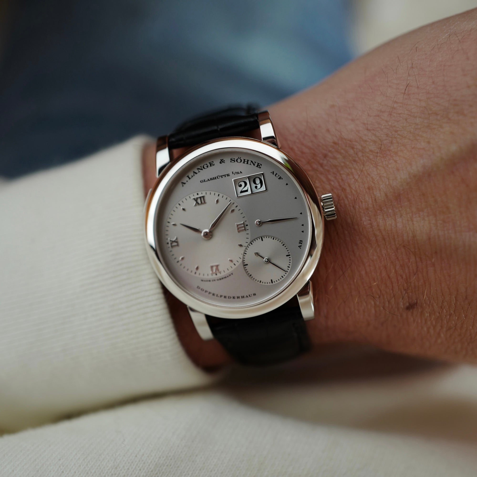 A. Lange & Sohne - A Lange and Sohne Platinum Lange 1 Ref. 101.025 - The Keystone Watches