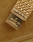 Patek Philippe Rose Gold Square Watch Ref. 2472 with Ribbed Fluted Case and Bracelet