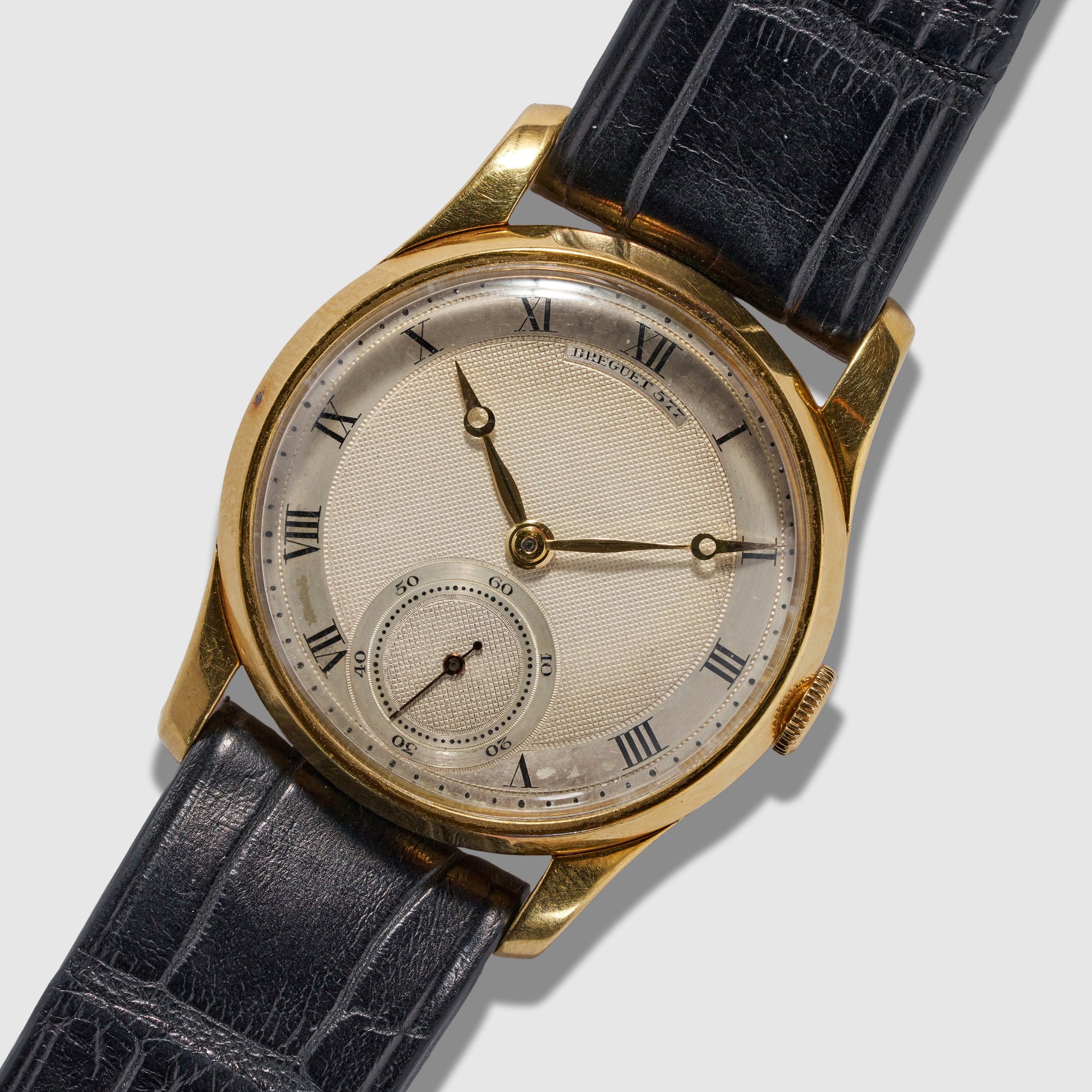 Breguet Yellow Gold Peseux 260 Empire Watch, Circa 1951