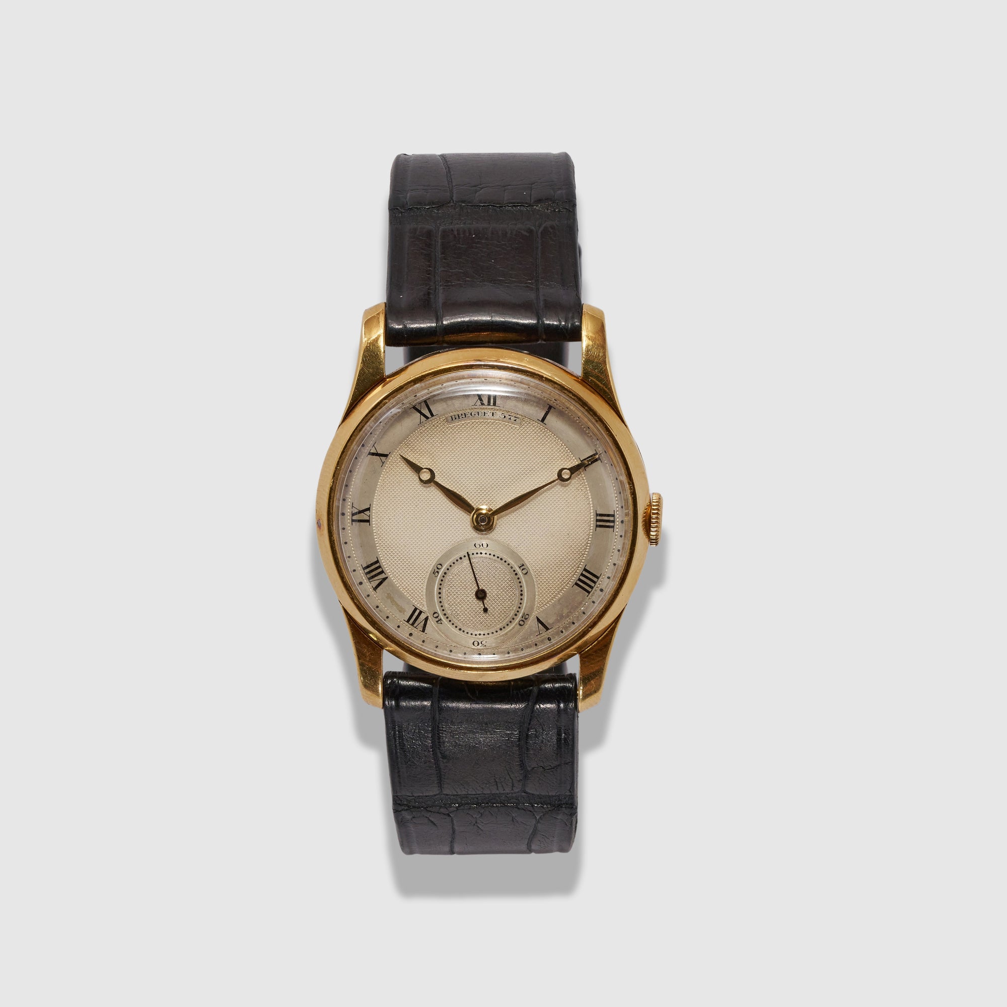 Breguet Yellow Gold Peseux 260 Empire Watch, Circa 1951