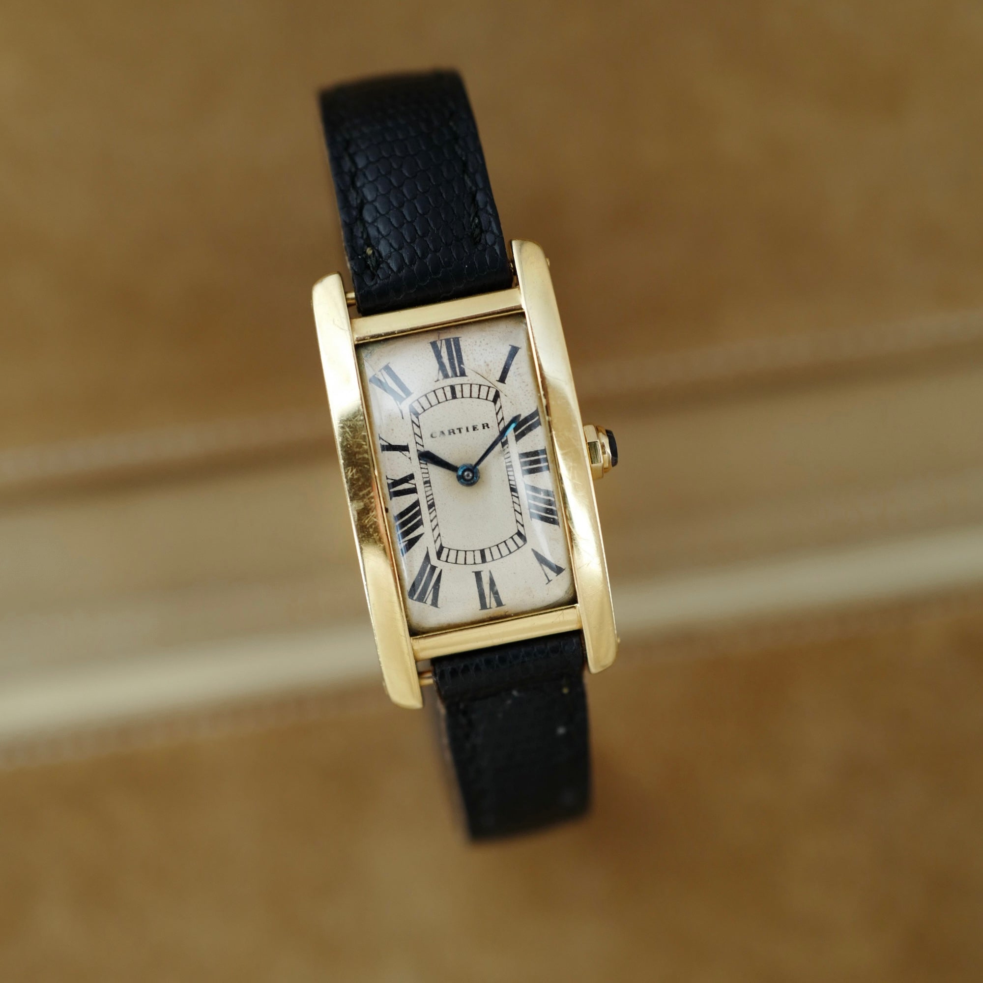 Cartier - Cartier Yellow Gold Tank Cintree, Circa 1966 (New Arrival) - The Keystone Watches