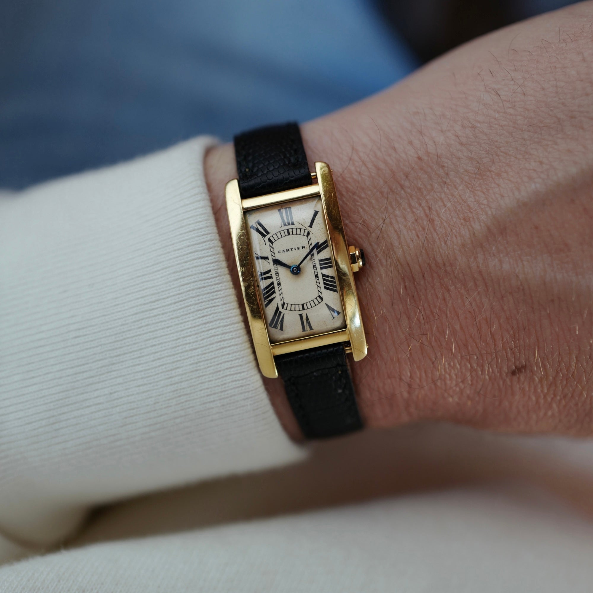 Cartier - Cartier Yellow Gold Tank Cintree, Circa 1966 (New Arrival) - The Keystone Watches