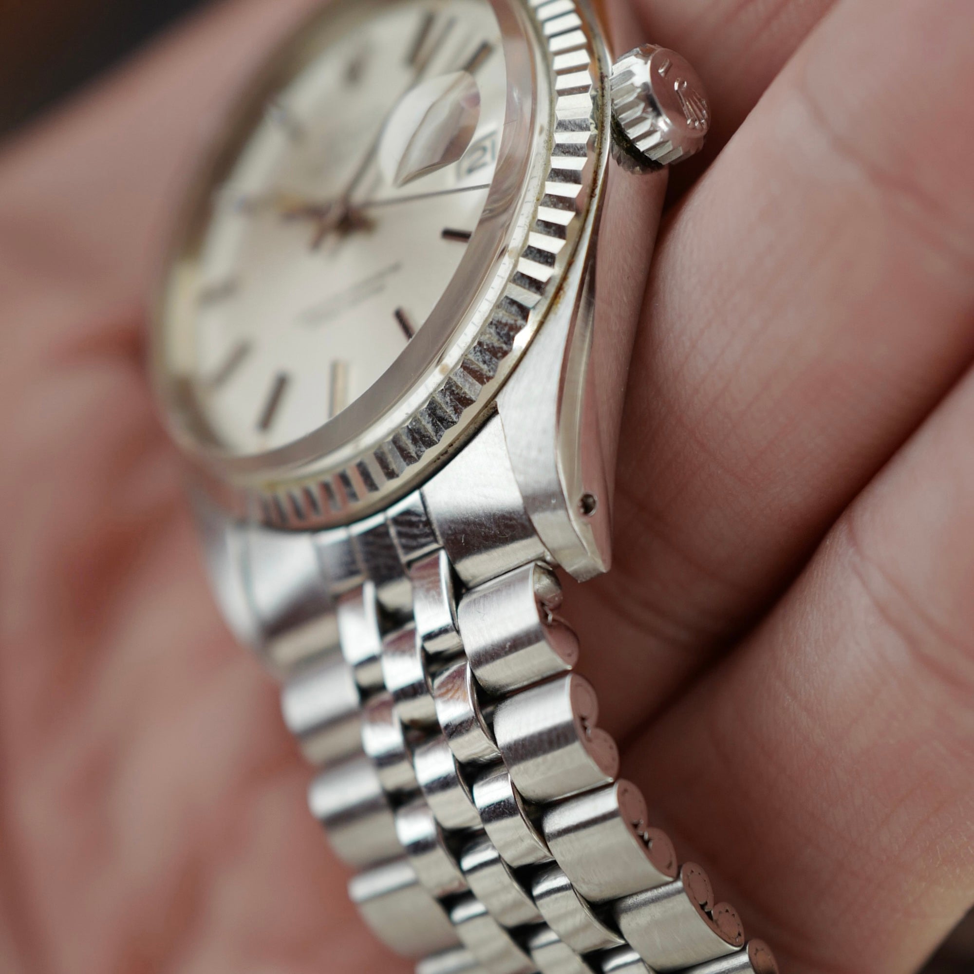 Rolex Steel Datejust Ref. 1601 in Like-New Condition with Original Warranty (New Arrival)