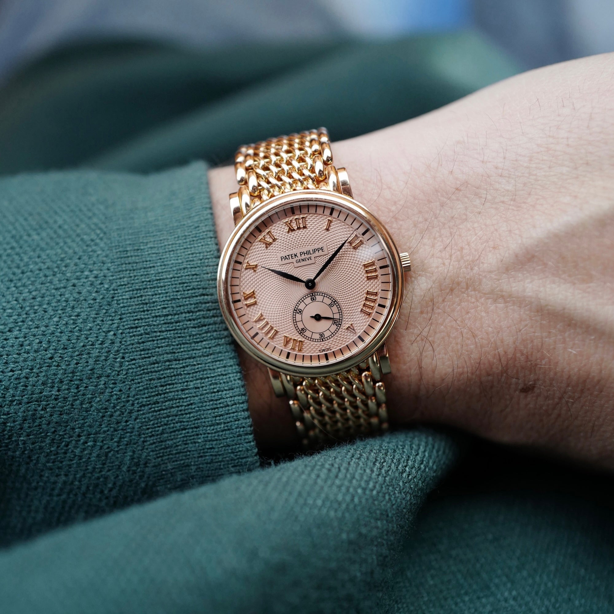 Patek Philippe - Patek Philippe Rose Gold Calatrava Ref. 5022 on Bracelet - The Keystone Watches