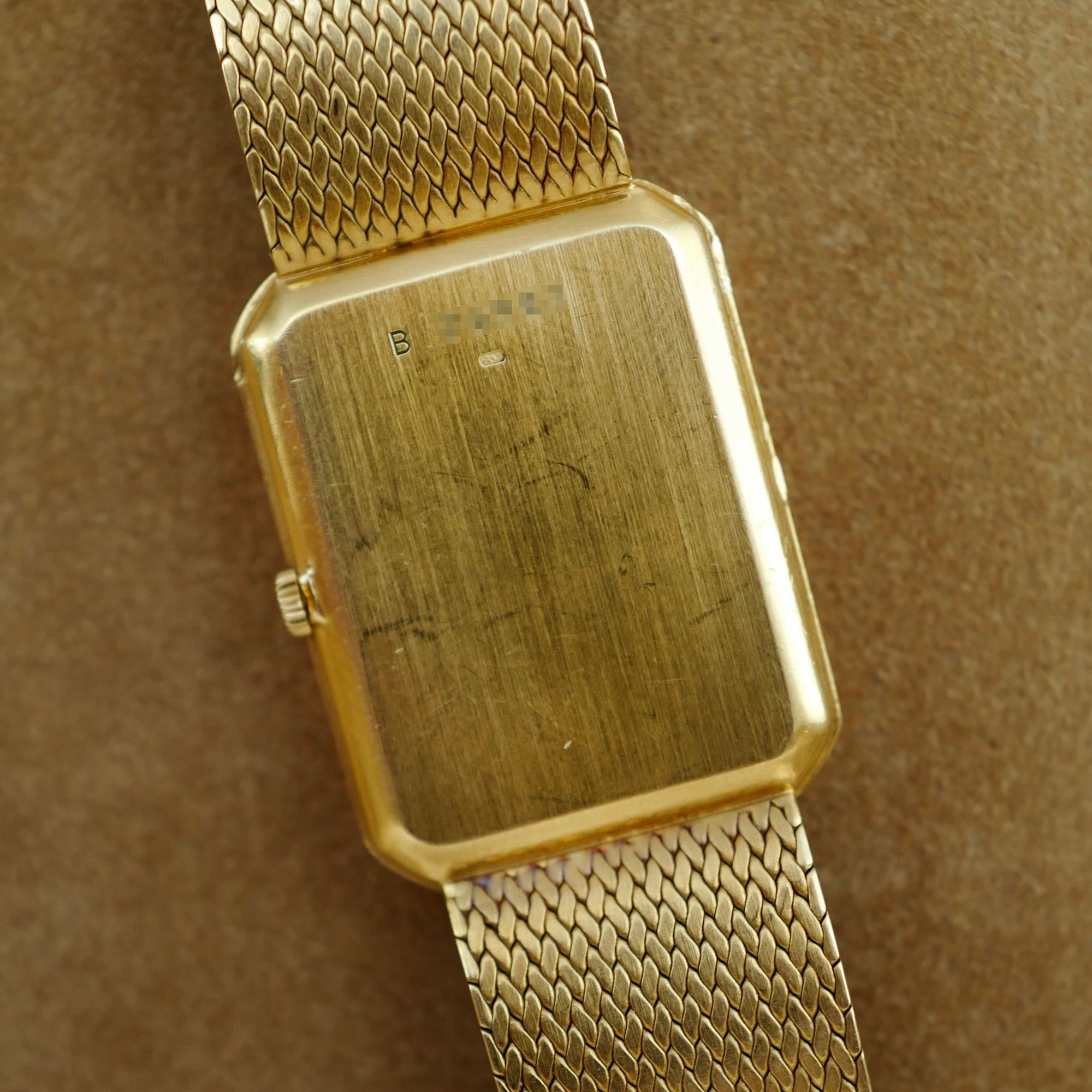 Audemars Piguet - Audemars Piguet Yellow Gold Rectangular Bracelet Watch (New Arrival) - The Keystone Watches