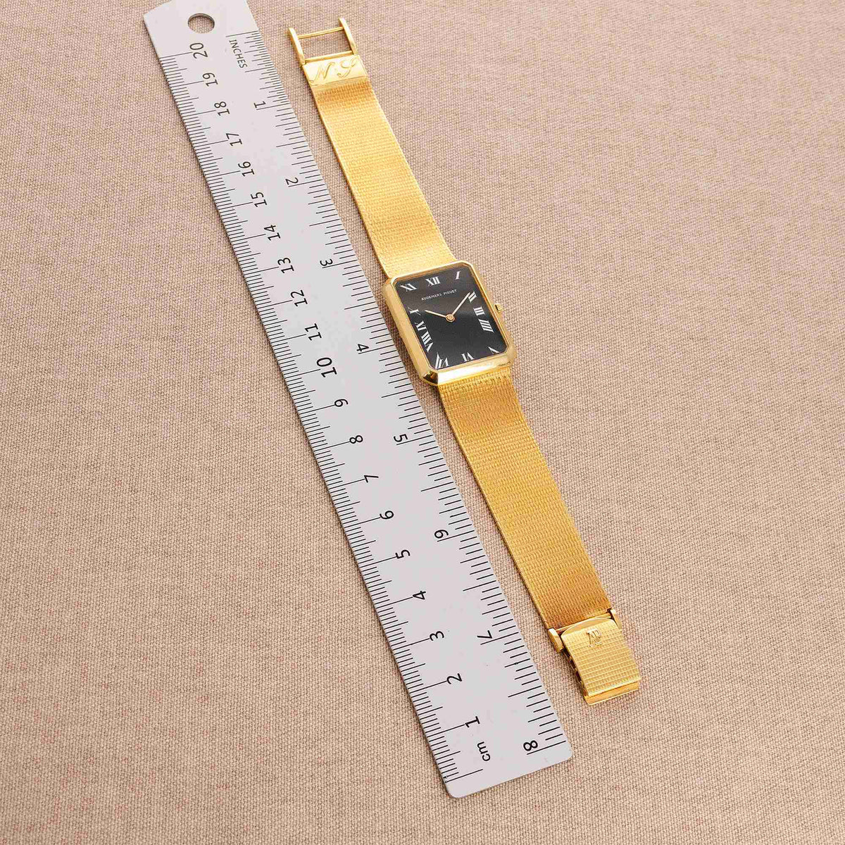 Ap Watch Rectangular Audemars Piguet Vintage 18k YG – The Keystone Watches