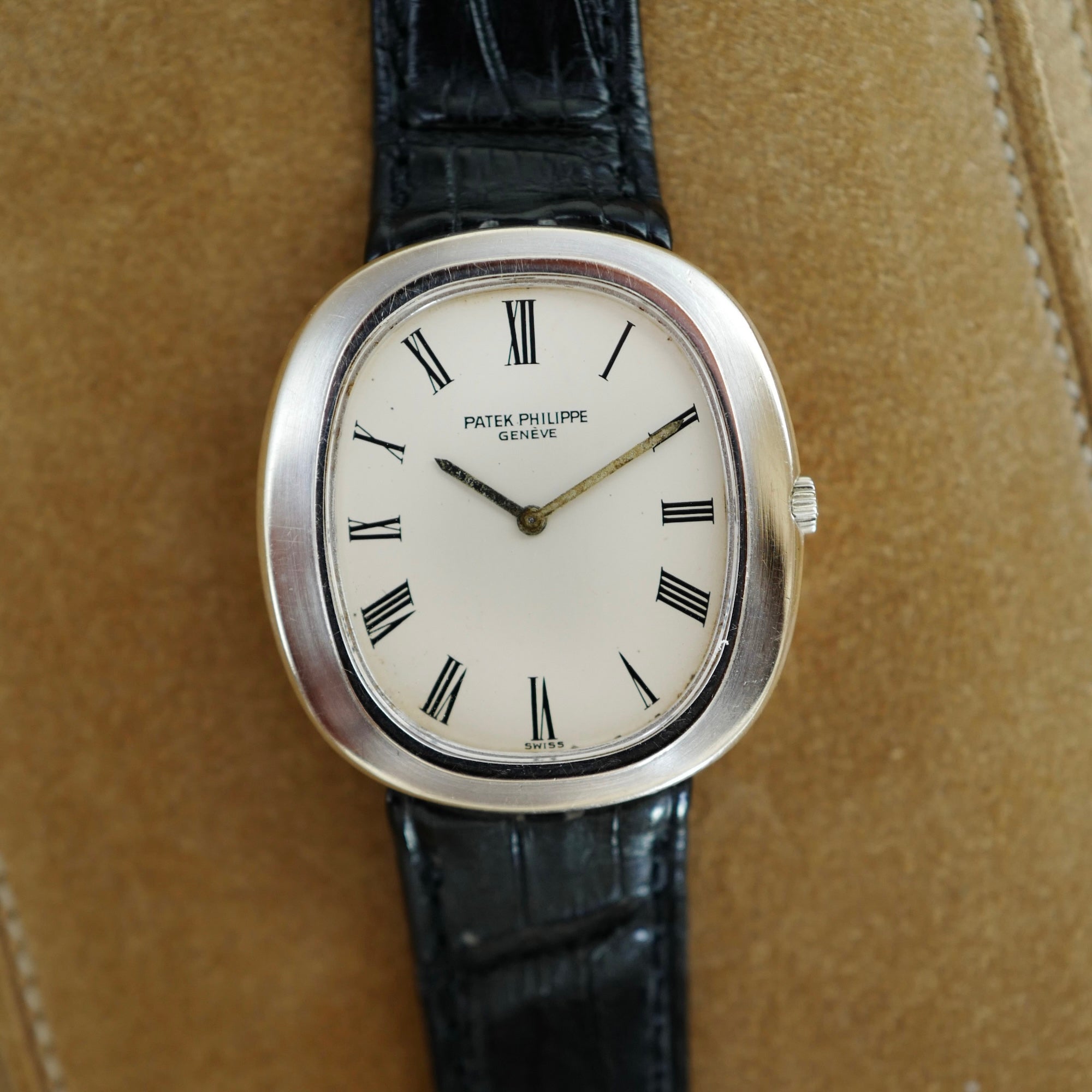 Patek Philippe - Patek Philippe White Gold Ellipse Watch Ref. 3589 (New Arrival) - The Keystone Watches