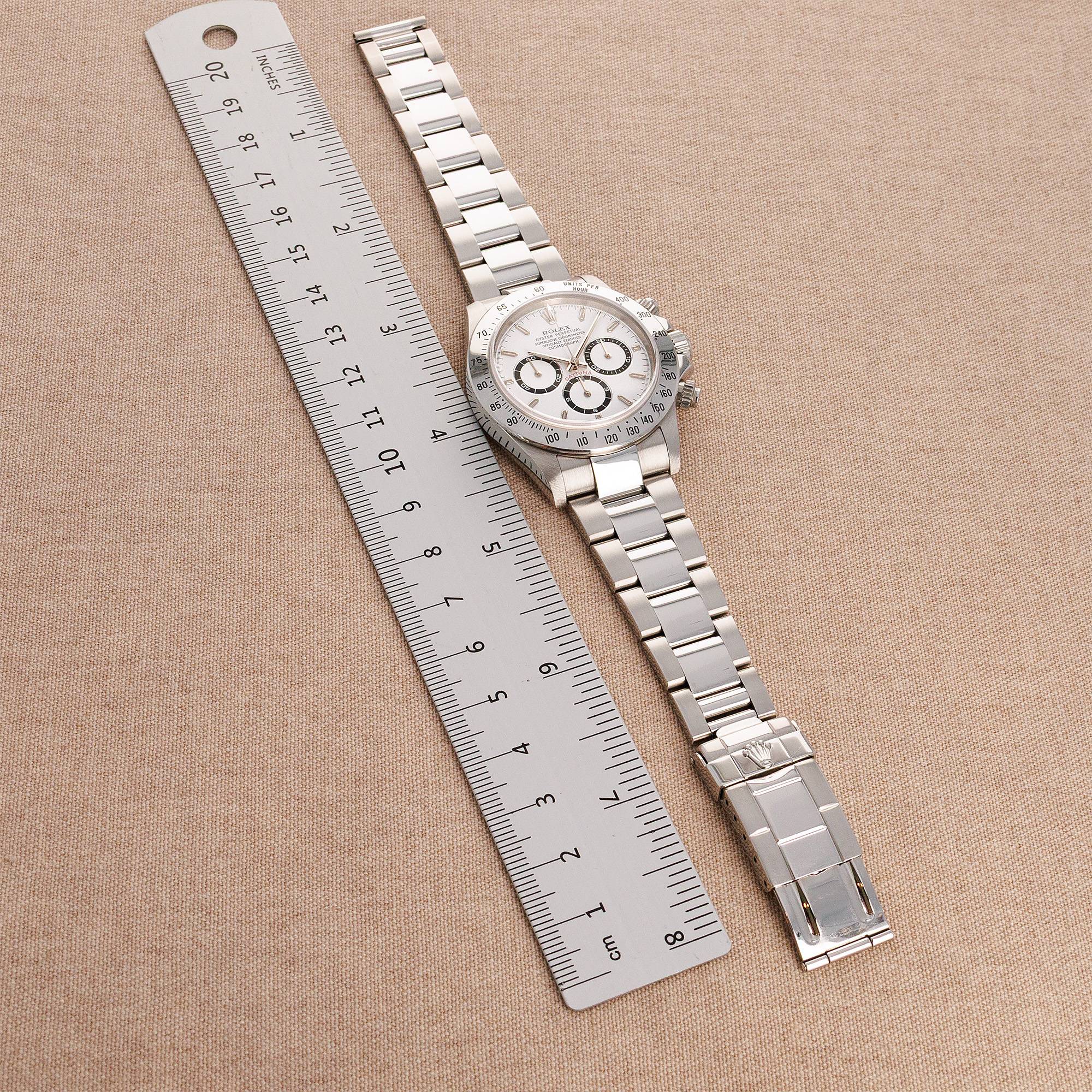 Rolex Steel Daytona 16520 Zenith White in Outstanding Original Condition