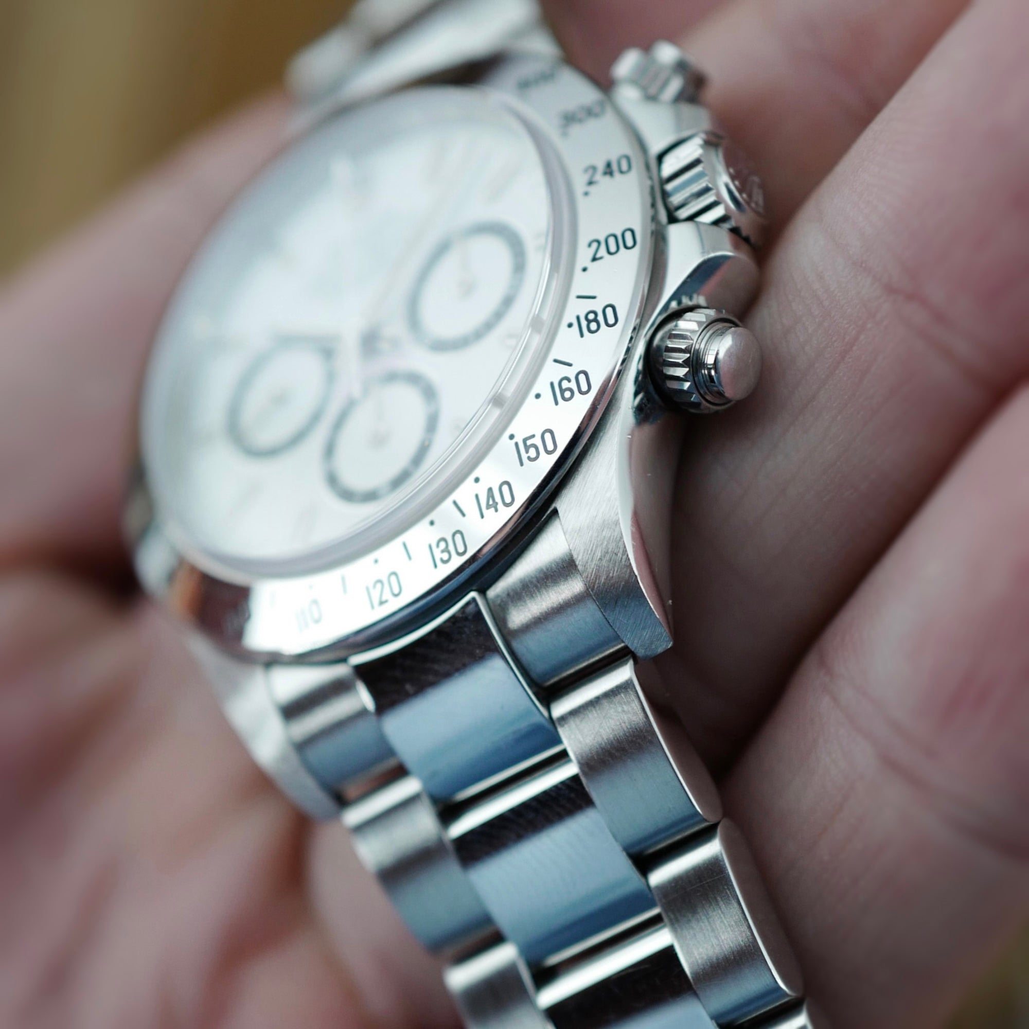 Rolex Steel Daytona 16520 Zenith White in Outstanding Original Condition