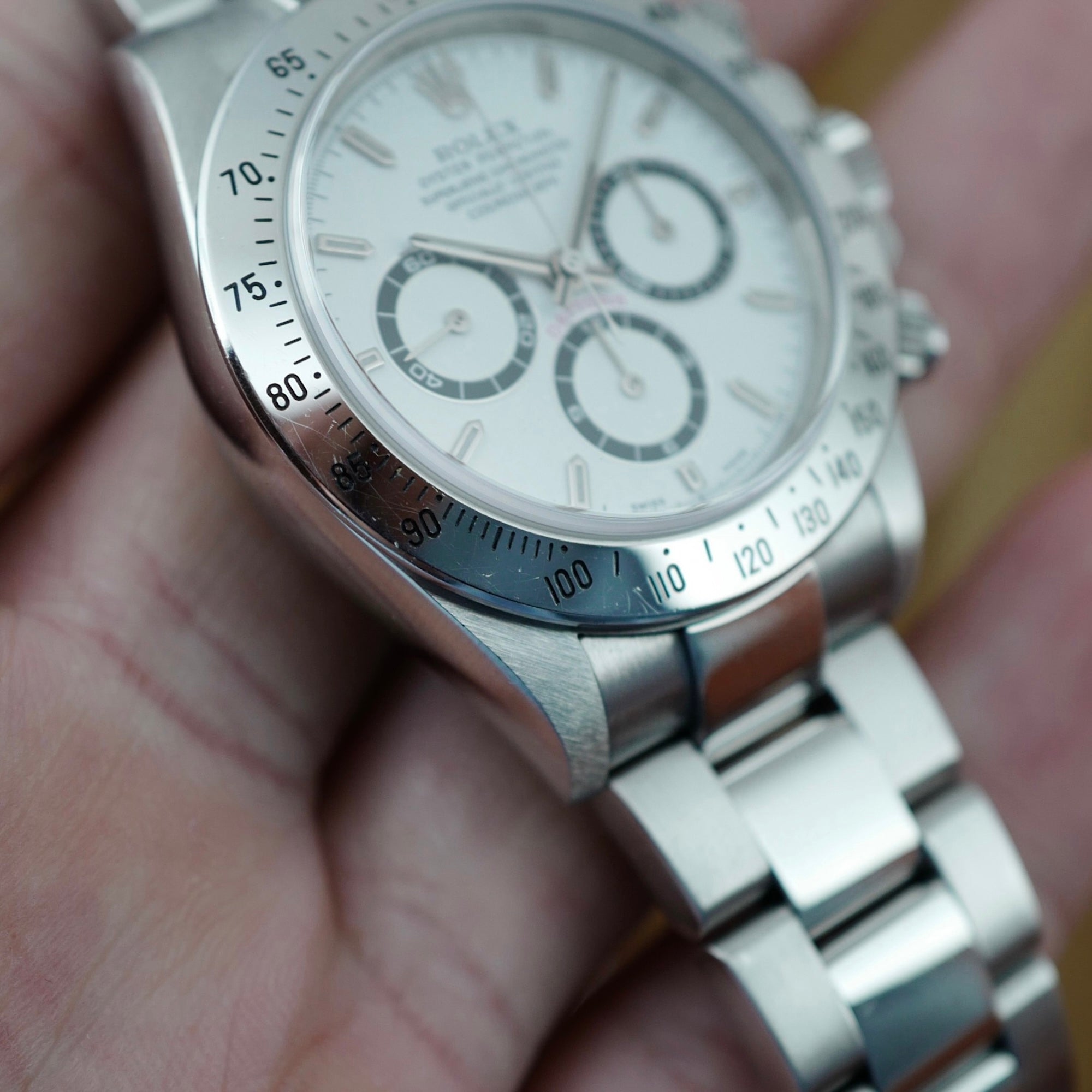 Rolex Steel Daytona 16520 Zenith White in Outstanding Original Condition