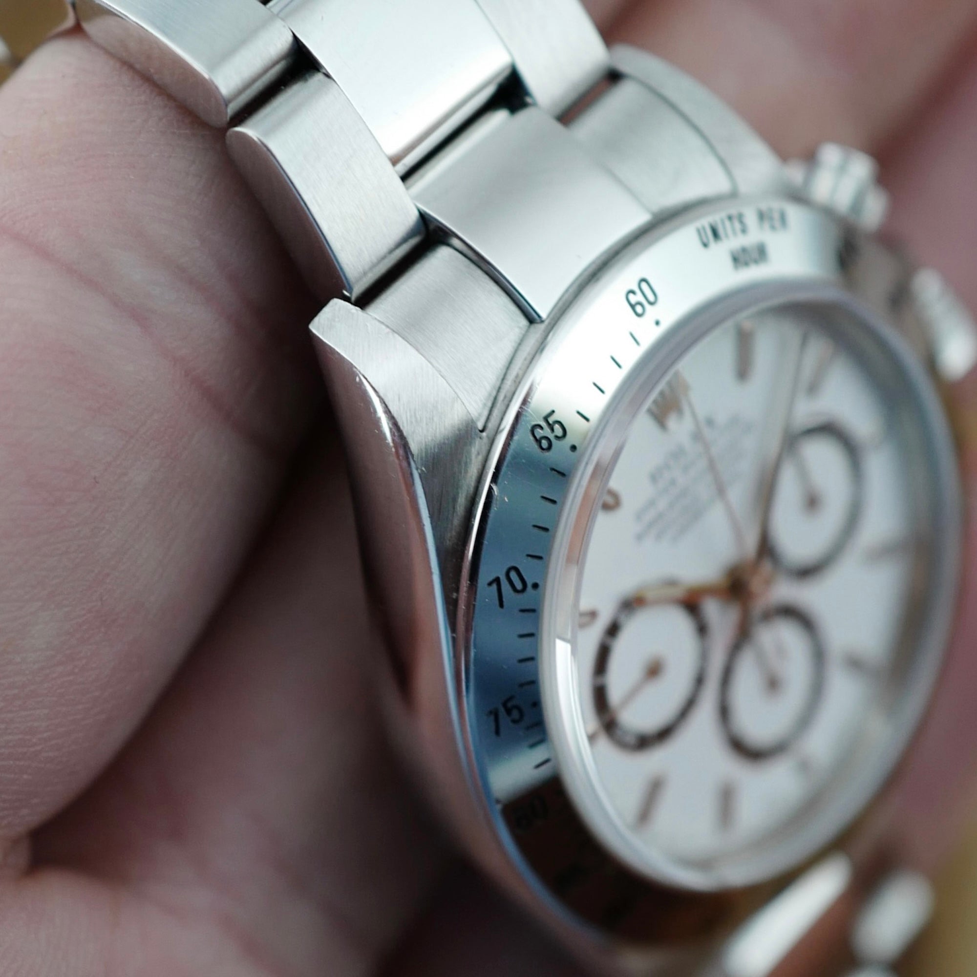 Rolex Steel Daytona 16520 Zenith White in Outstanding Original Condition