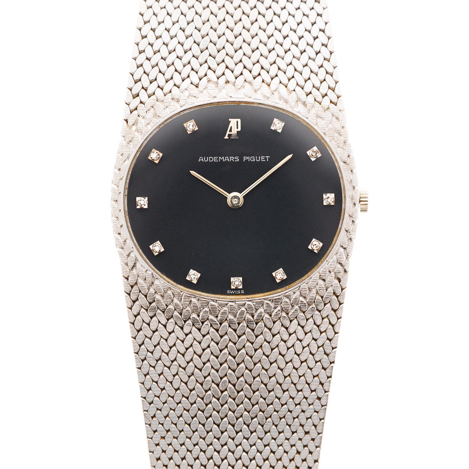 Audemars Piguet White Gold Vintage Oval Watch