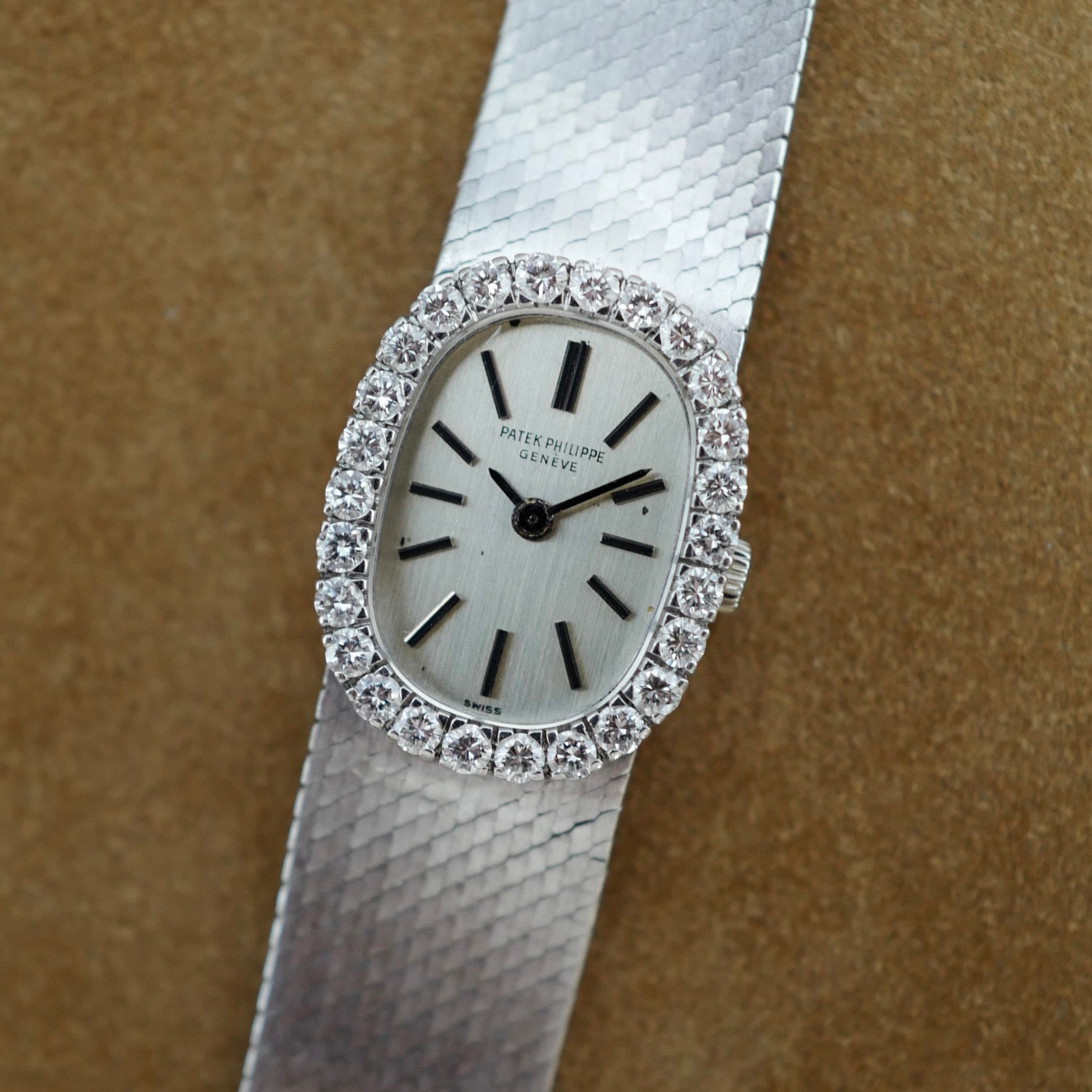 Patek Philippe - Patek White Gold Ellipse Diamond Ref. 3377 - The Keystone Watches