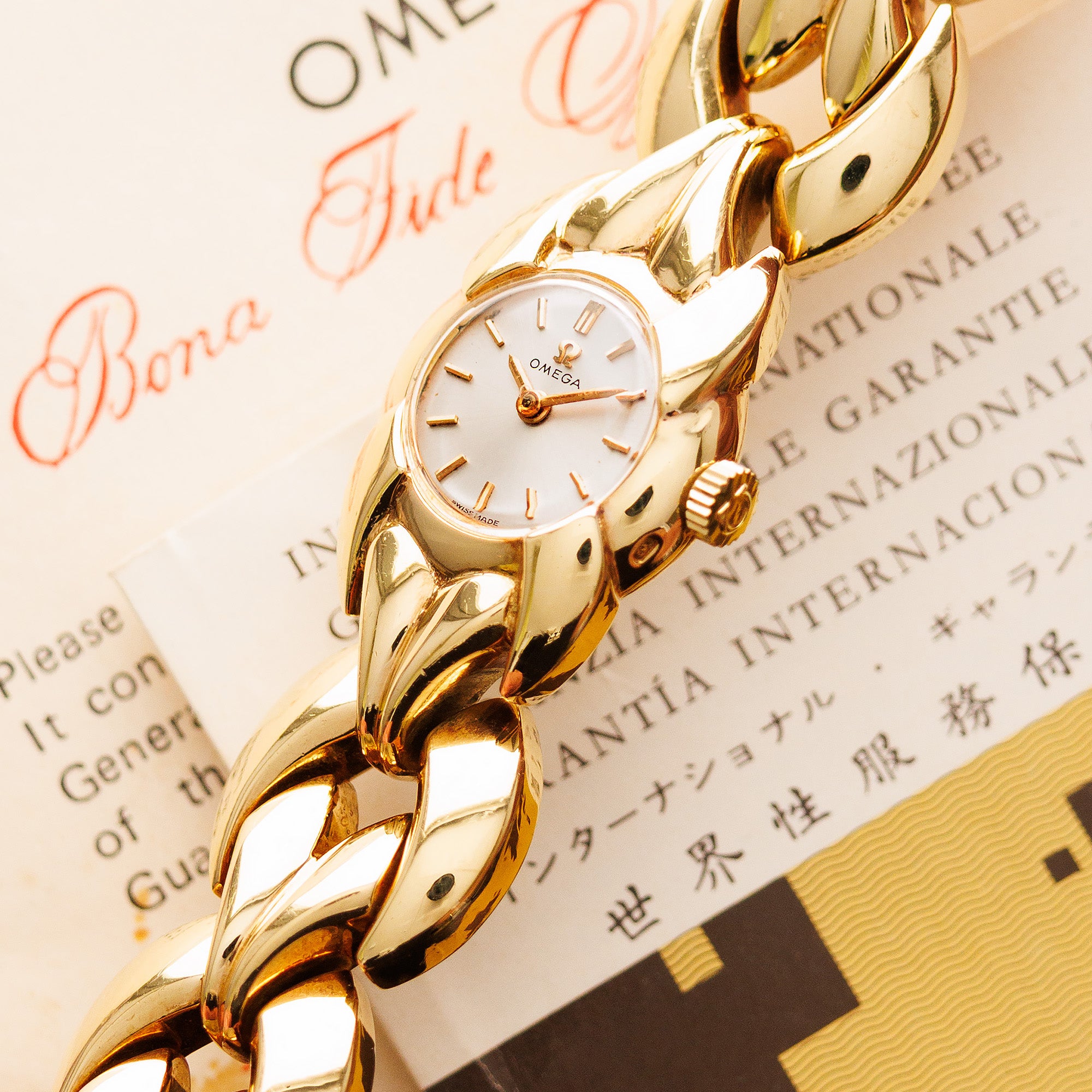 Omega Vintage Yellow Gold Ladies Watch Ref. 3417.17.37