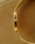 Rolex - Rolex Yellow Gold Cellini Bracelet Watch Ref. 4320 with Red Vignette Dial - The Keystone Watches