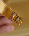 Rolex - Rolex Yellow Gold Cellini Bracelet Watch Ref. 4320 with Red Vignette Dial - The Keystone Watches