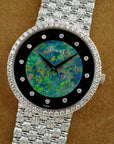 Piaget - Piaget White Gold Round Watch Ref. 9066D23 with Opal, Onyx and Diamond Dial - The Keystone Watches