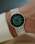 Piaget - Piaget White Gold Round Watch Ref. 9066D23 with Opal, Onyx and Diamond Dial - The Keystone Watches