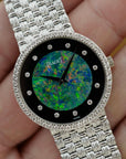 Piaget - Piaget White Gold Round Watch Ref. 9066D23 with Opal, Onyx and Diamond Dial - The Keystone Watches